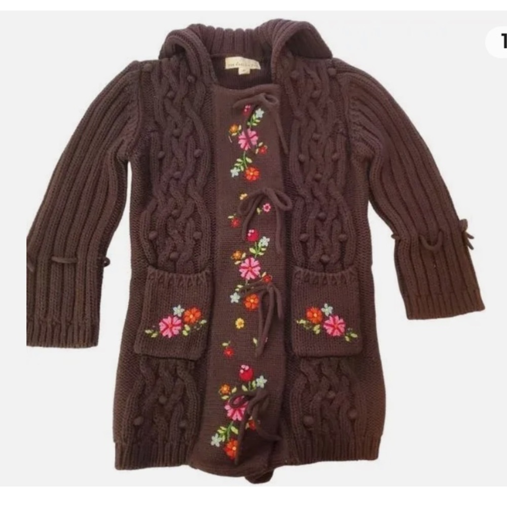 The Eagles Eye Brown Cardigan Sweater